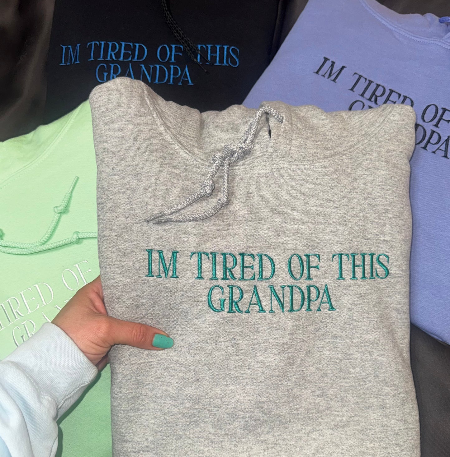 Im Tired Grandpa - Adults' Pullover or Hoodie
