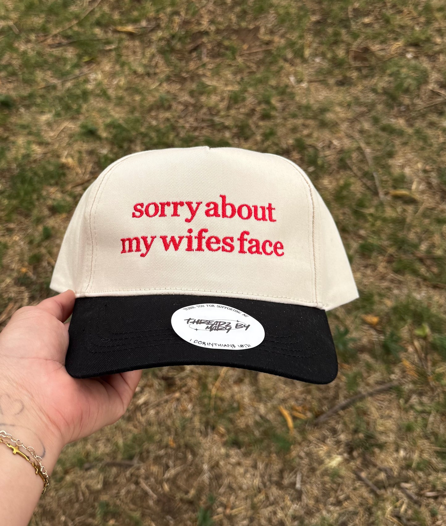 Sorry About Wife's Face Hat